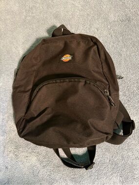 Dickies Black Backpack with Logo Patch